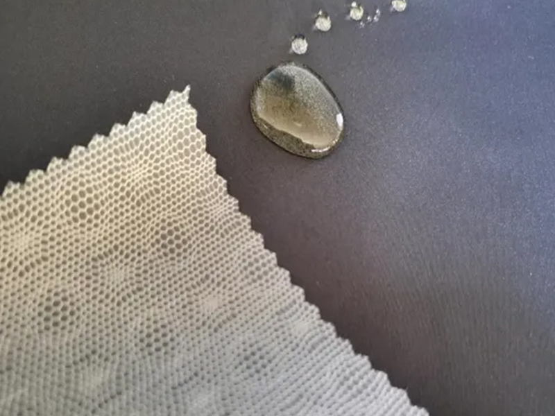 Wasserdichtes Polyester-Twill-Gewebe mit bedrucktem TPU-Bonding